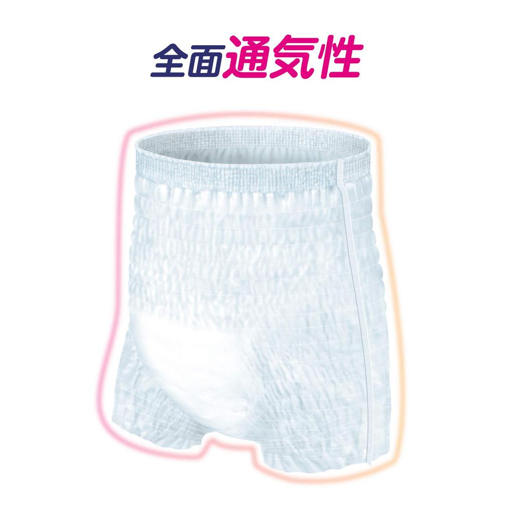 Attends Long Leg Size 18 Count Thin, Smooth, Long-Lasting Pants, Length, Unisex, M,