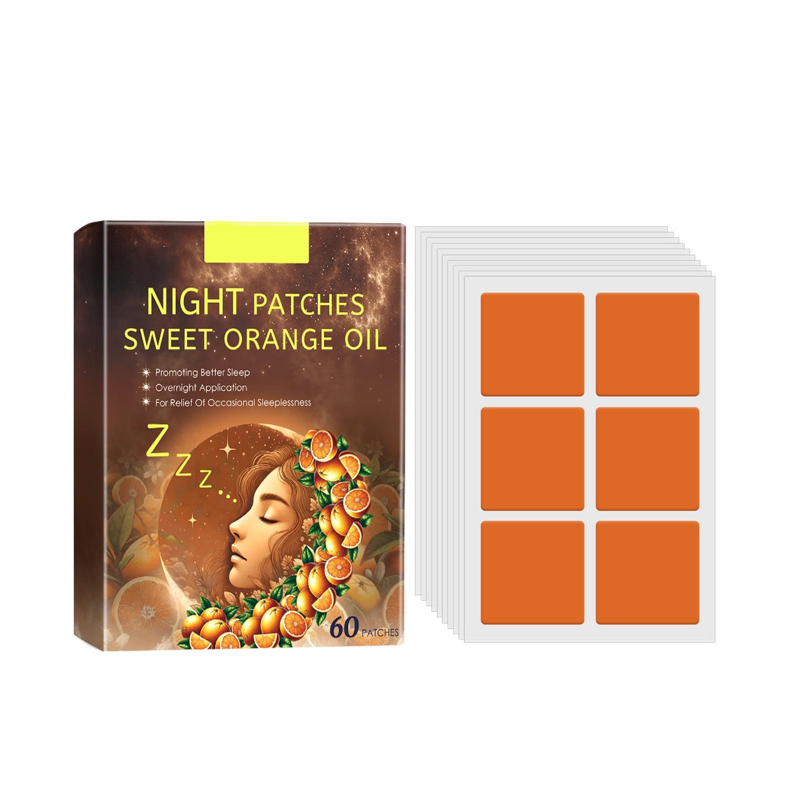 

Пластырь для сна Orange Care, пластырь для сна с ароматом апельсина для домашнего ухода в ночное время One Size оранжевый