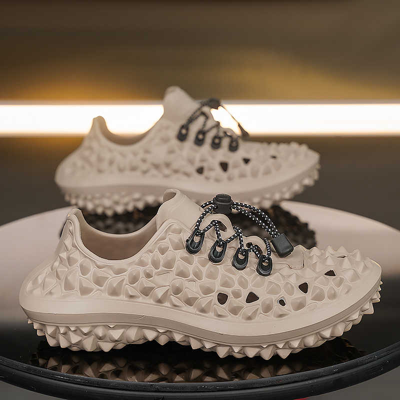 Fashion With Lacing Flat-heeled Sandal Sea Shoes For Man Beach Water Slippers Sneakers Sport Vip Link Fitness 2025g Shose Promo