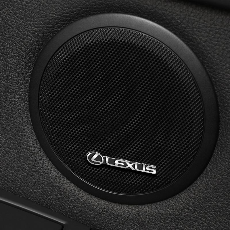 Neues Auto Audio Dekor 3D Aluminium Abzeichen Emblem Aufkleber für Lexus F SPORT IS250 IS200 CT200h GS300 LS430 RX450h LX570 IS300