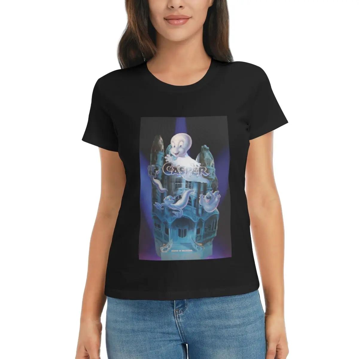 

Women TShirt The Friendly Ghost Casper Summer Short Sleeve Tees Round Neck Cotton T Shirts Clothes Tops Streetwear 4XL