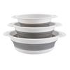 3Pcs Coadores Dobráveis E Coador Sem BPA Cesta Coador De Acampamento Reutilizável Coadores De Cozinha Para Macarrão Frutas Legumes