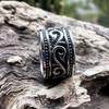 Trendy Fashion Fancy Titanium Steel Ring Men Retro Style Punk Fashion Cool Popular Brand Trendy Punk Food Tail Ring