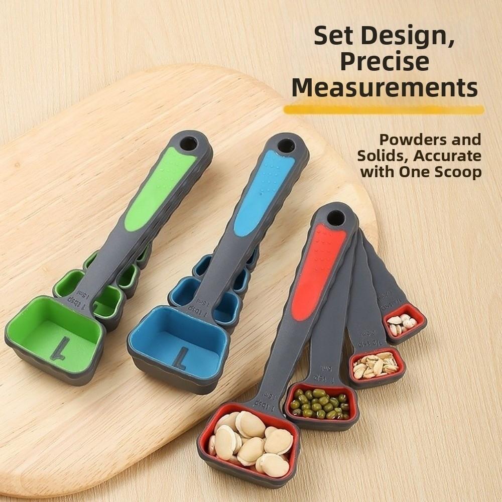 3/4 Pieces Collapsible Collapsible Funnel Food Grade Measuring Cup Measuring Spoon  Kitchen Utensils