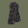 New 2025 Imitation Cashmere Women Scarf Winter Preppy Style Vintage Plaid Scarve Pashmina Mujer Foulard Blanket Wrap Shawl Pareo