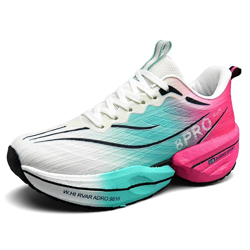 

Новые мужские спортивные кроссовки Marathon Carbon Plate 2025 года, дышащие, легкие, женские, удобные, спортивные, нескользящие кроссовки 41