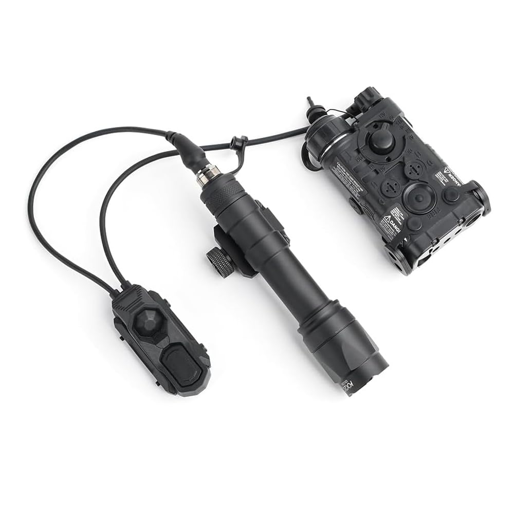 

WADSN NGAL Aiming Device, M600C Flashlight, and AXON Dual Control Remote Switch Set for 20mm Rails (Black)