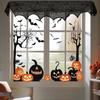 Halloween Indoor Fireplace Mantel Scarf Black Lace Spiderweb Fireplace Cover For Halloween Mantle Decor Festive Party