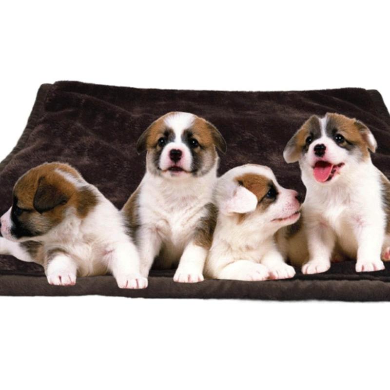 Haustier Hundebett Matte Katzen Winter Warme Decke Kissen Welpen Schlafmatten Weiche Zwingerunterlage Sofakissen Hundebett Bettzeug Boden Teppich