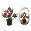 Artificial Plants Bonsai Fruit Tree Potted for Home Wedding Room Decor Flower Fake Fruit Potted Plants