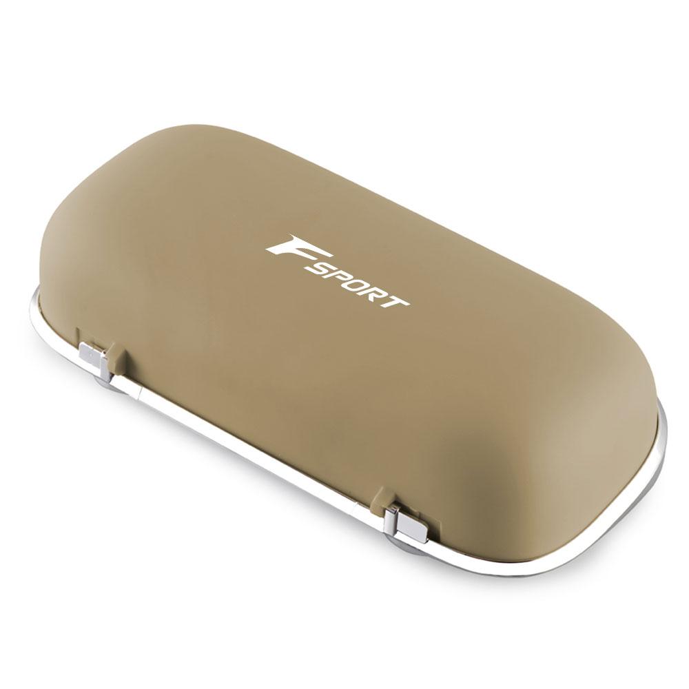 ABS Car Eyeglass Storage Box Visor Sunglasses Bank Card Ticket Clip For Lexus CT200h NX300h RX300 RX330 EX300h F Sport IS RX NX