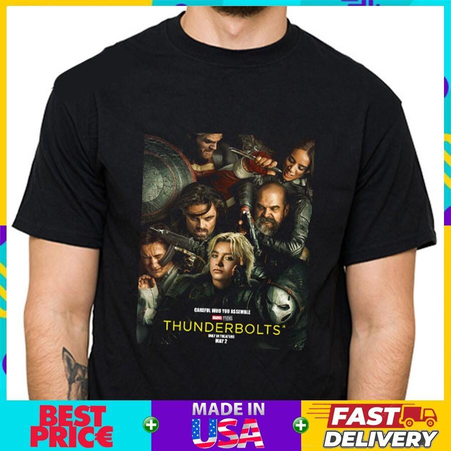 Thunderbolts New Movie M. Careful Who You Assemble Fan Gifts Classic T-Shirt XL