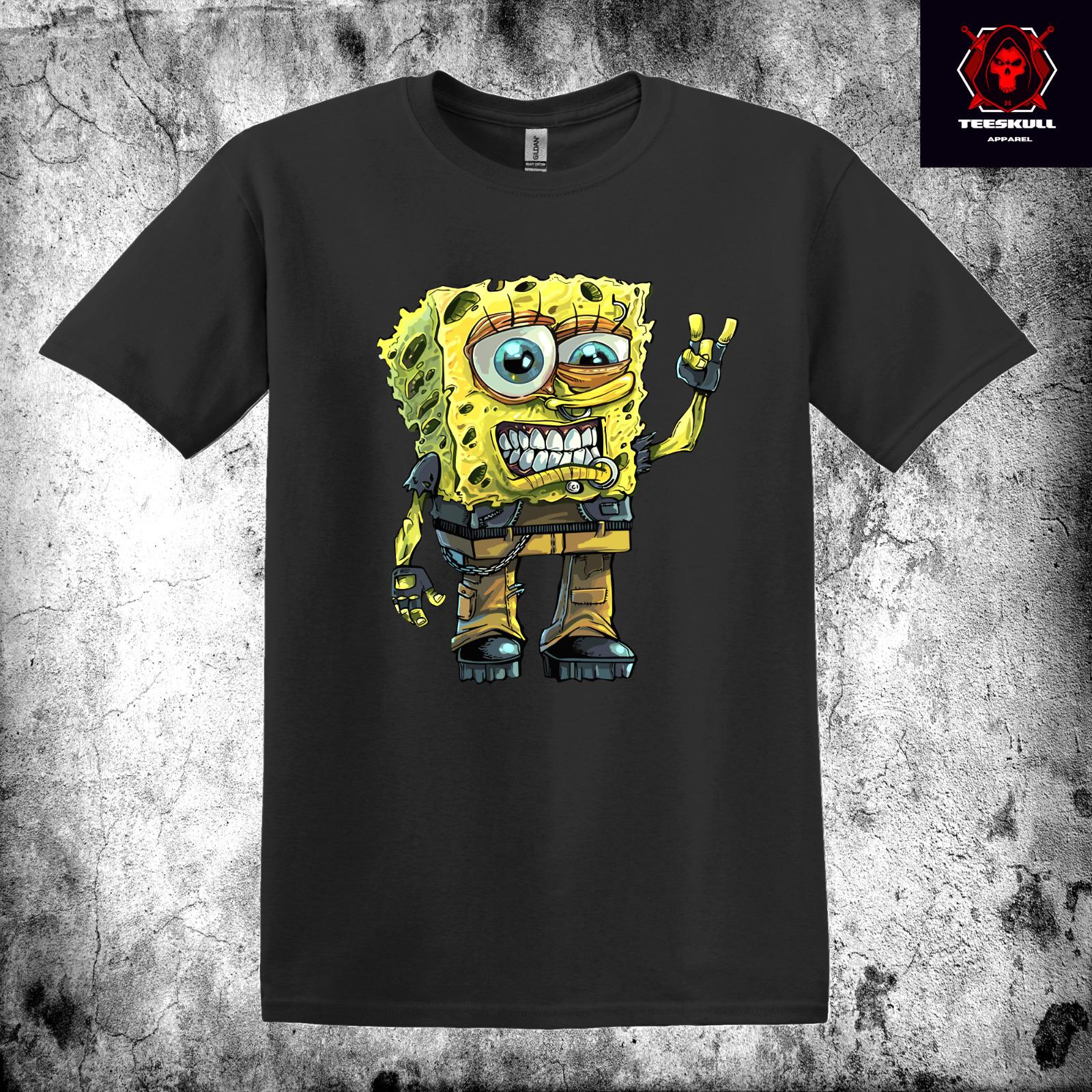26 Sponge Bob Punk Rock Band Tee Unisex Heavy Cotton T-SHIRT S-3XL  Unisex T-Shirt XL
