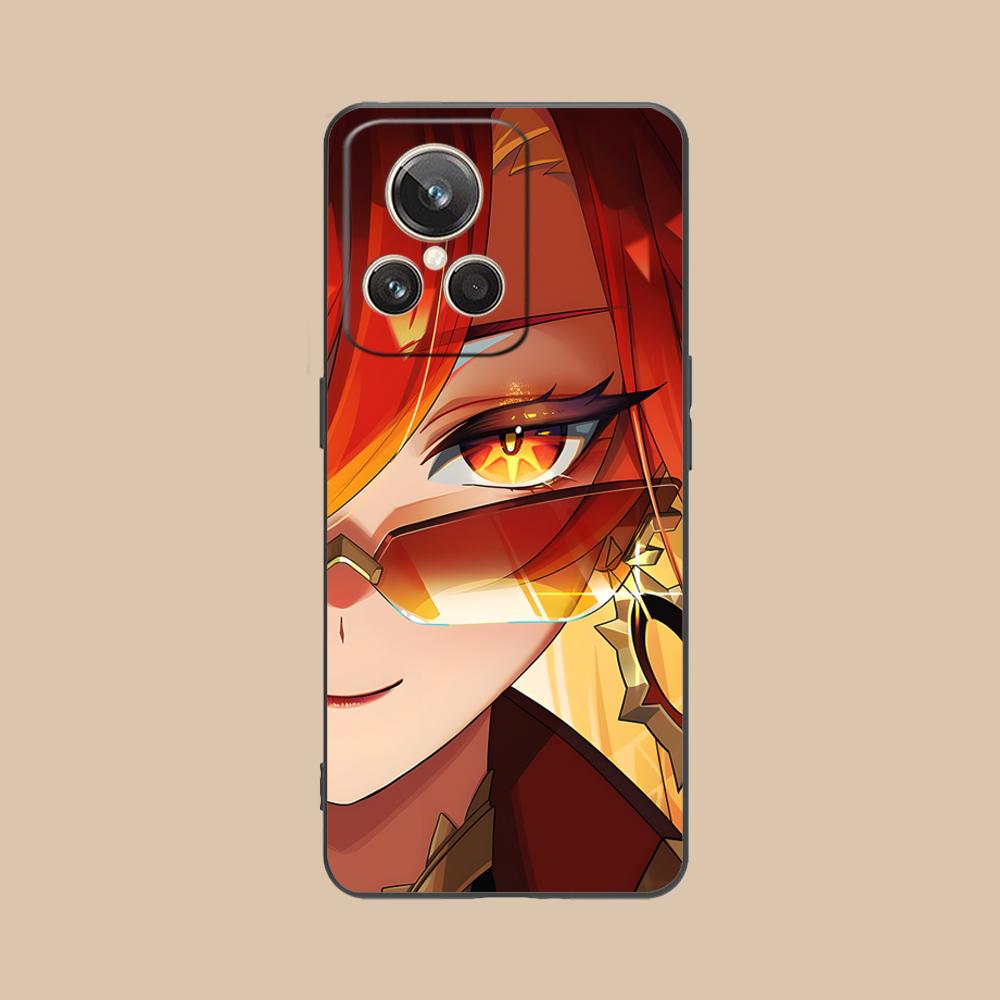 Game GI Mavuika Matte TPU Mobile Phone Case for Realme 15 14 13 12 11 10 9 Pro Plus T i Lite 5G Colorful Printing Cover