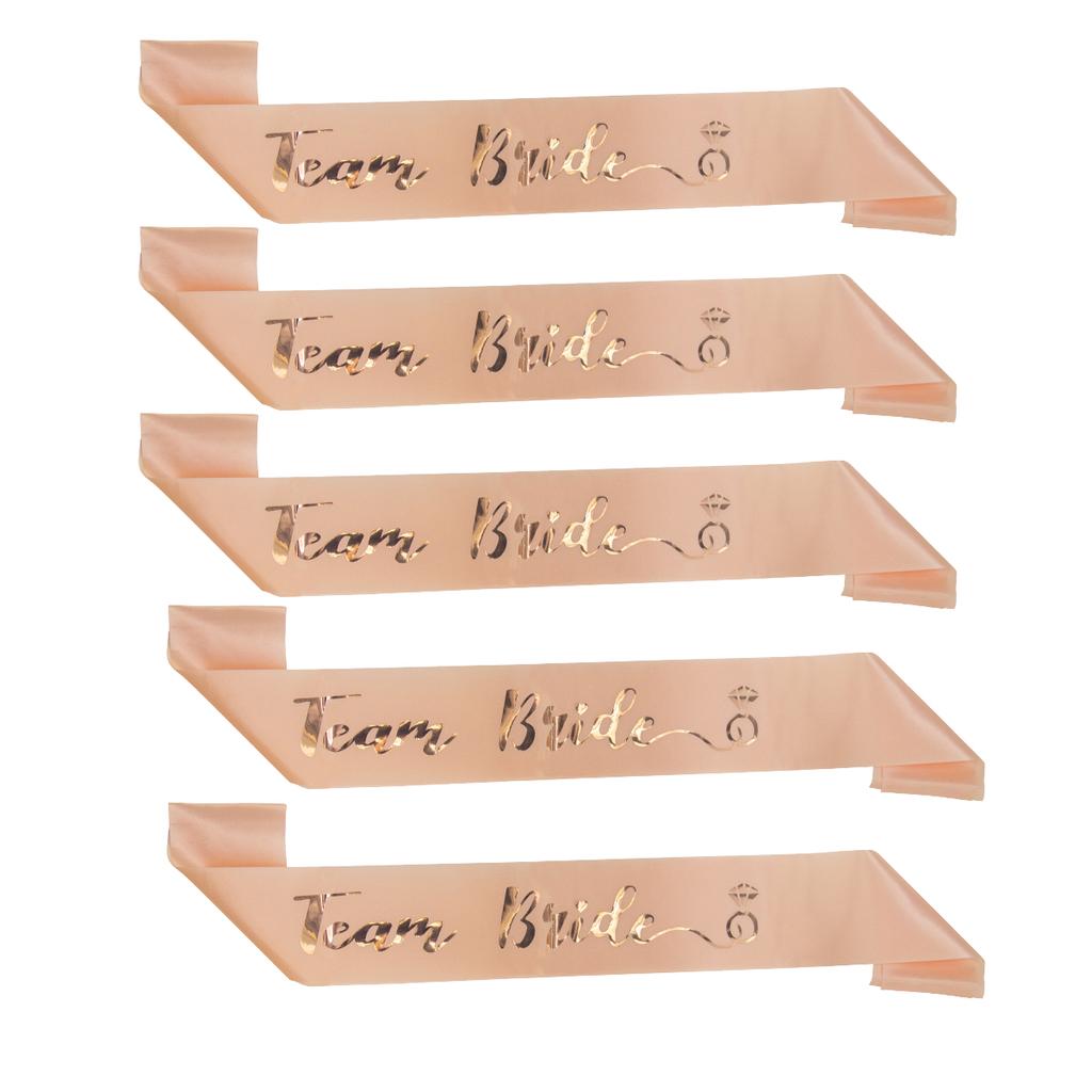 Bride To Be Team Bride Satin Sash Bachelorette Party Decoration Bridesmaid Gift  Wedding Engagement Bridal Shower Party Supplies