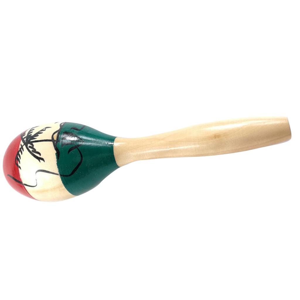 Maracas Musical Instruments Educational Handmade Wooden Maracas Rattles for Party Favors Musical