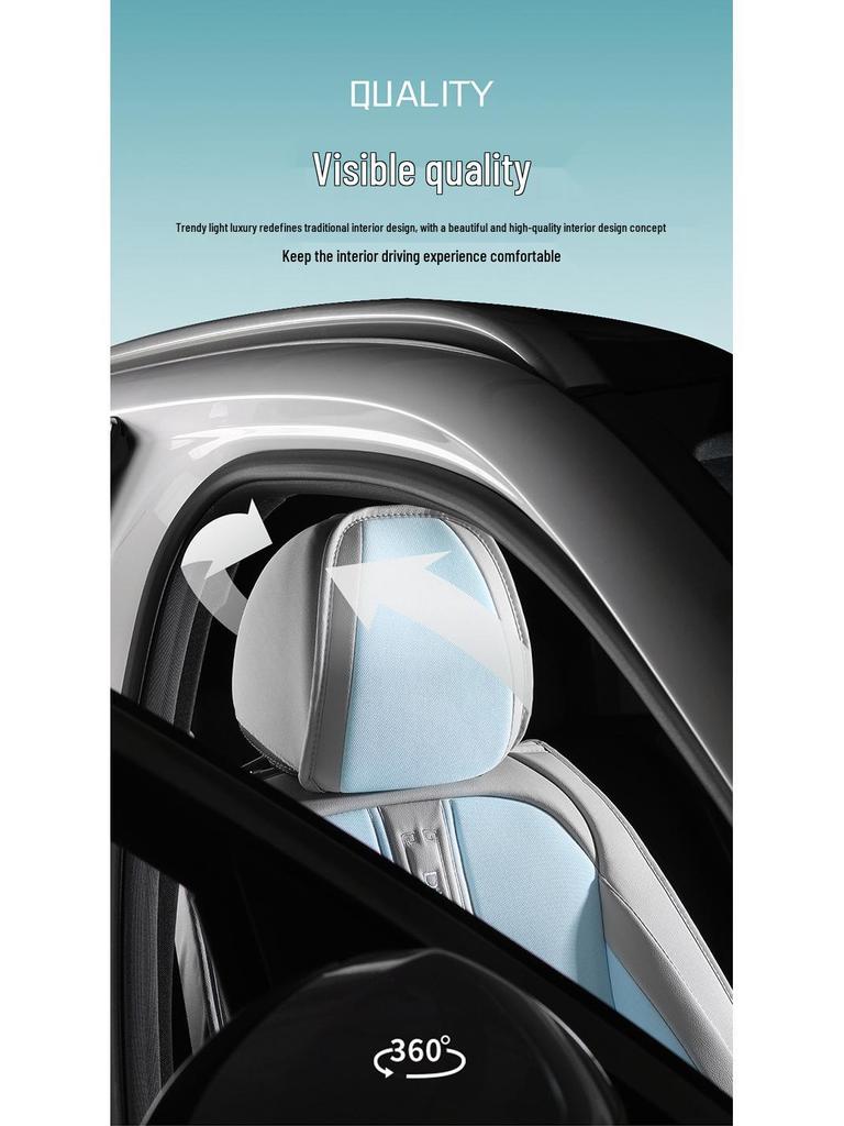 Buick Leather Car Seat Cushion for Regal, Excelle, LaCrosse, Envision, Verano - All-Season Comfort