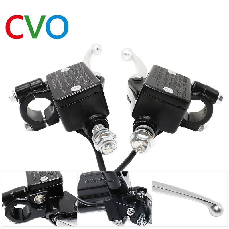 Voorste Hoofdcilinder Hydraulische Remhendel Rechts Voor Crossmotor Pitbike ATV Quad Bromfiets Scooter Buggy Go-kart Motorfiets Motocross