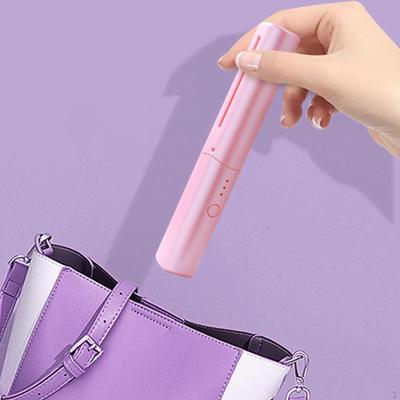Hair Straightening Brush with Adjustable Heat Settings for Travel