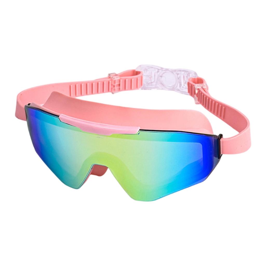 Okulary Pływackie z Dużym Polem Widzenia, Wysokiej Rozdzielczości, Przeciwmgielne i Wodoodporne, Okulary Pływackie dla Dorosłych z Dużą Oprawką