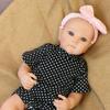 46CM Ganzkörper Neugeborene Bettie Baby Mädchen Reborn Puppe Weicher Kuschelkörper Lebensecht Weiche Haptik 3D Haut mit sichtbaren Adern Kunstpuppe