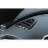 ABS Carbon Fiber Dashboard Upper Air Outlet Vent Trim For Benz C-Class -