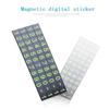 1/4Pcs Car Temporary Parking Card Phone Number Card Plate Telephone Number Car Park Stop Automobile Accessories
