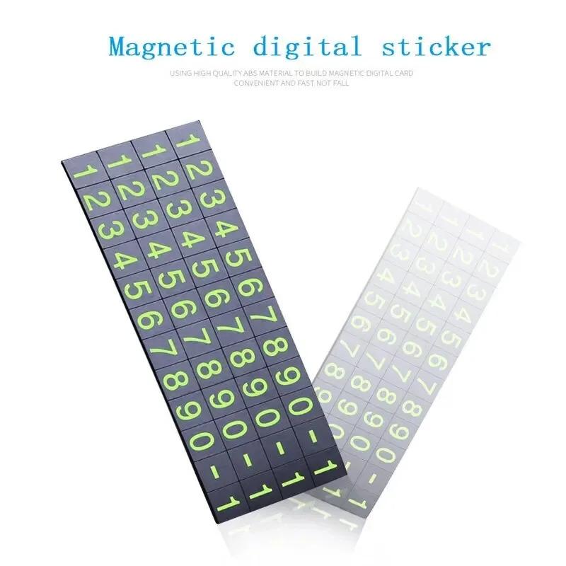 1/4Pcs Car Temporary Parking Card Phone Number Card Plate Telephone Number Car Park Stop Automobile Accessories