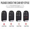 EPY1 For Jeep Grand Cherokee WK2 KL Wrangler JK Commander Renegade Compass 2018 2022 Metal Leather Car Key Case Cover Bag Accessories