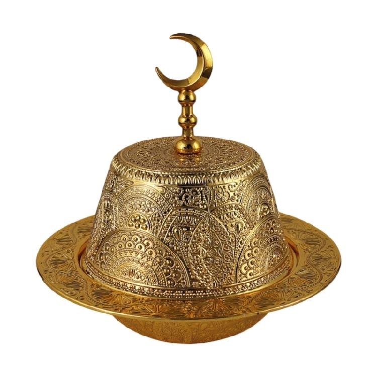 

Unique Middle Eastern Inspired Metal Serving Dish High Quality rusts Resistant Alloy Antique Fashion Metal Fruit Tray 1