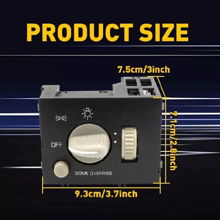 Headlight Control Switch Button 5047633 15047634 15715117 15013005 93443101 15741153 15992131 93443100 for Easy Handling