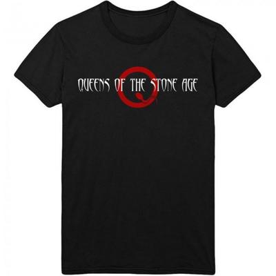 Queens Of The Stone Age T-shirt en Coton Logo Texte Unisexe Adulte