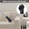 5pcs Reusable Vacuum Nozzle Set Heavy Duty T Shape Flat Round Brush 35mm Universal Fit Sofa Household Cleaning Kit