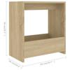 Side Table Sonoma Oak 50x26x50 cm Particleboard