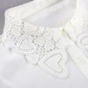 Spring & Winter Women's Anti-Wrinkle Chiffon Embroidered False Doll Collar Lapel Shirt Collar