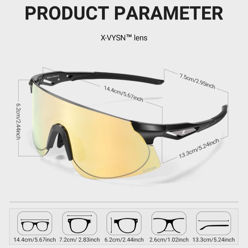 Kapvoe Cycling Glasses Running Sunglasses MTB Riding Skating UV400 Fishing Goggles Man Woman Bike Bicycle Eyewear New 2026