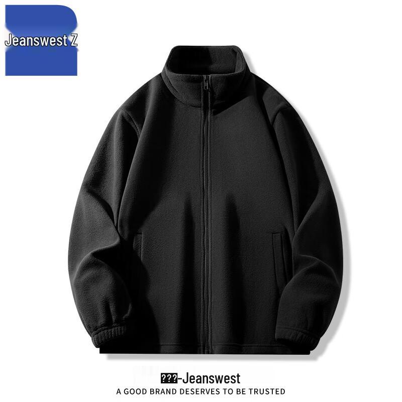 

Jeanswest Men s Fleece Stand Collar Cardigan T1016 4XL