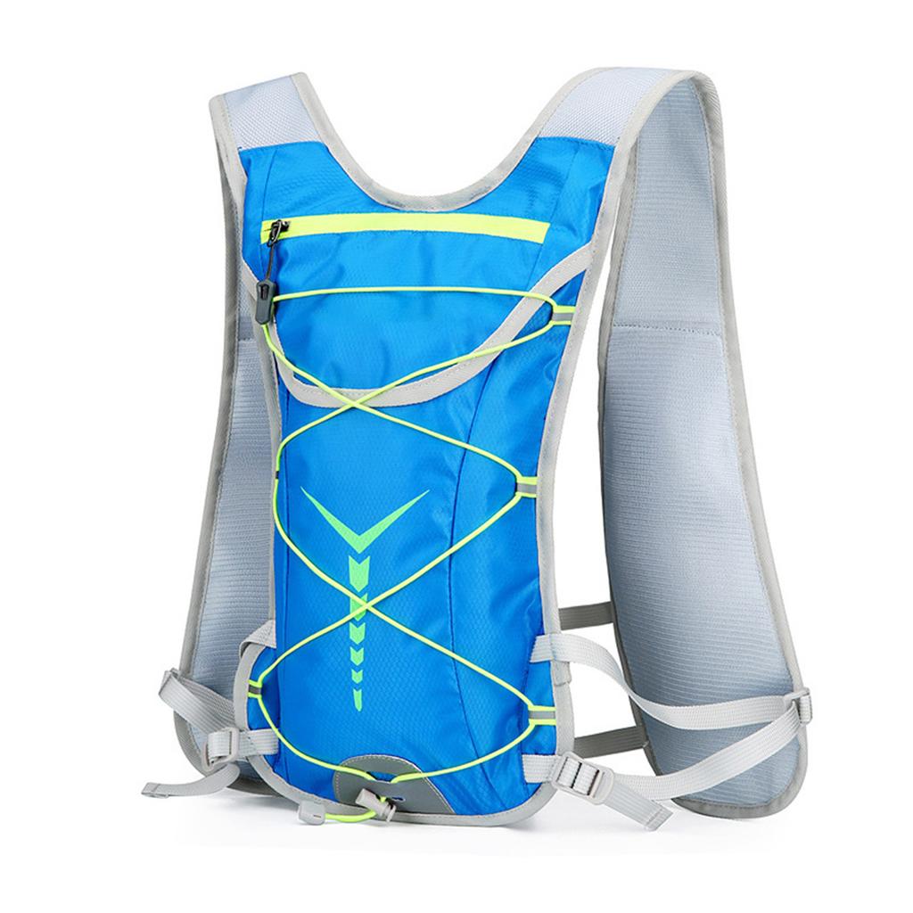 Nylon Trinkrucksack Wasserrucksack mit 2L Trinkblase für Radfahren Laufen