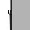Retractable Side Awning, Outdoor Privacy Screen for Garden, Hot Tub, Balcony, Terrace, Pool, 400 x 180cm, Light Grey