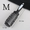 Runder Lockenroller Kamm Haarstyling Nylonbürste Thermisches Aluminiumrohr Zylinder Haarkamm für Frau Mann Haare föhnen und trocknen
