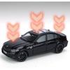 1/32 Scale BMW 320i THE 3 2023 Alloy Car Model Diecast Metal Toy Vehicles Model Simulation Sound and Light Collection Boy Kid Toy Gift