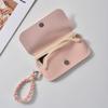 With Lanyard Glasses Storage Bag Leather Weave Rope Sunglasses Eyeglass Bag Eyewear Protector Case