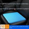 Car Seat Cooling Gel Cushion Soft Tpr Breathable Design Non-Deformable Thick Pad Relief Back Tailbone Pain Cooling Pad