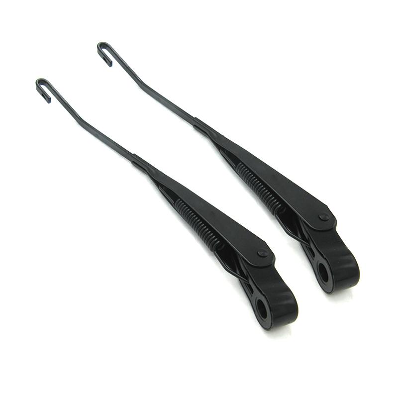 2X Car Front Windscreen Windshield Wiper Arm for Land Rover Defender LHD All Model 02-16 Black Autopart Accessories DKB000051
