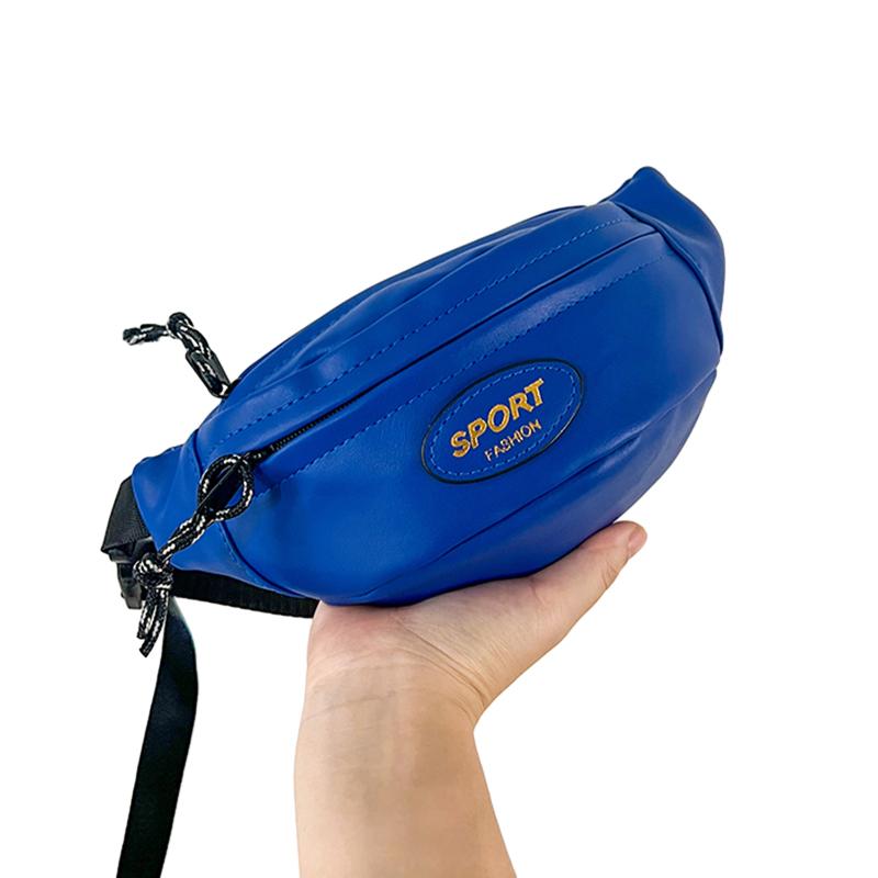 

Детская сумка через плечо Простая сумка через плечо Нагрудная сумка Сумка на пояс Детские сумки синий