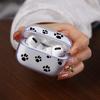 Dog Paw Print Headphone Cover for AirPods Pro2/Pro3/Pro Anti Drop Headphone Cover for AirPods 4/3/1/2 Shock-absorbing