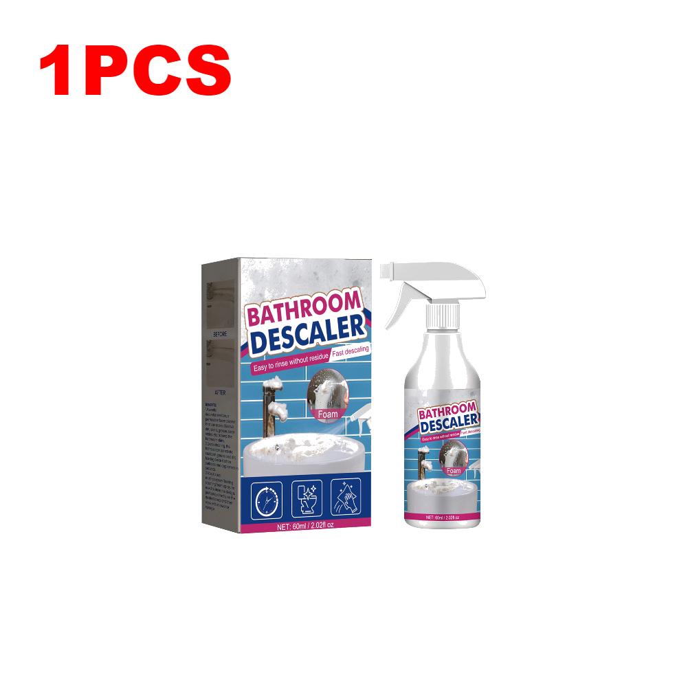 1-5PCS Bathroom Descaler Foam Cleaner Quickly Remove Stubborn Stains Cleaner Versatile Rinse Cleaning Foam Spray For Household