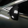 Carbon Fiber ABS Bull Horn Rearview Side Mirror Cover Housing Protection Trim For Genesis G80 RG3 2026 2026 Exterior Accessories
