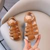 1-6 Years Children Summer Outdoor Beach Shoes Girls Princess Vintage Suede Sandals for Kids Boy New Arrival Footwear I01121