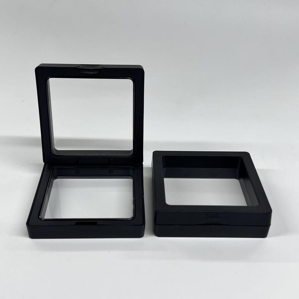 10pcs Transparent Floating Display Box Plastic Film Jewelry Packaging Box Jewelry Necklace Ring and Collectible Storage Box
